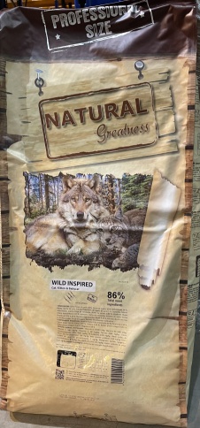 Natural Greatness Wild Instinct Recipe сухой корм для взрослых кошек с курицей, индейкой и лососем - 18 кг фото 1