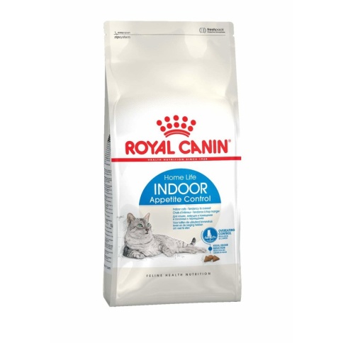 Royal Canin Indoor Appetite Control сухой корм для взрослых кошек, живущих в помещении и склонных к перееданию - 400 гр фото 2