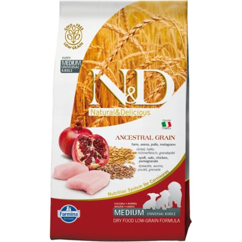 Farmina N&D Low Grain Dog Chicken & Pomegranate Puppy - 800 гр фото 1