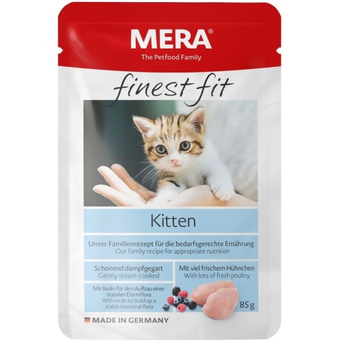 Mera finest fit Nassfutter Влажный корм пауч для котят - 85 г фото 1