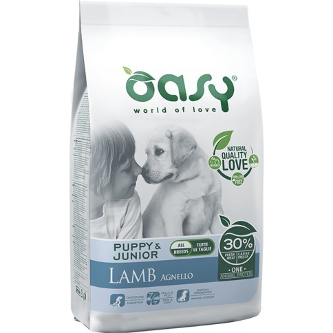 Oasy Dry Dog OAP Puppy All Breed сухой корм для щенков всех пород с ягненком фото 1