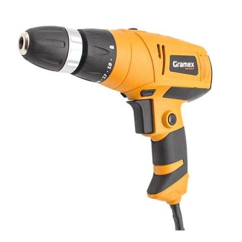 Дрель электрическая шуруповерт Gramex HED-450 (450Вт, пат-10мм, 17Hm, 2 скор) (1/10) фото 1