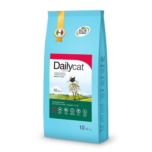 Dailycat Grain Free Adult Steri lite сухой беззерновой корм для стерилизованных кошек с лососем и тунцом - 3 кг фото 1