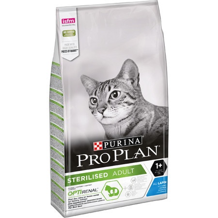 Pro Plan Cat Adult Sterilised сухой корм для стерилизованных кошек с кроликом - 10 кг фото 1