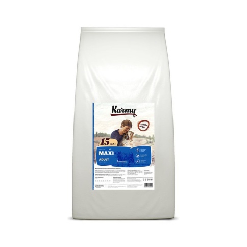 Сухой корм Karmy Maxi Adult для взрослых собак крупных пород с телятиной 15 кг фото 1