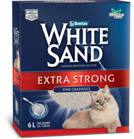Наполнитель White Sand комкующийся "Экстра", без запаха, 5.1 кг фото 1