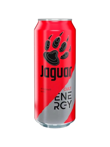 Напиток безалк. энергетический газир. «Ягуар Культ» с ягодным вк. 0,45 л фото 1