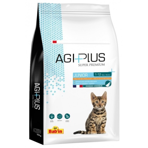 Babin Agi Plus junior poulet сухой корм для котят с курицей 10 кг фото 1