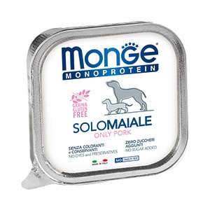 Monge Dog Monoprotein Solo паштет для собак из свинины 150 г фото 1