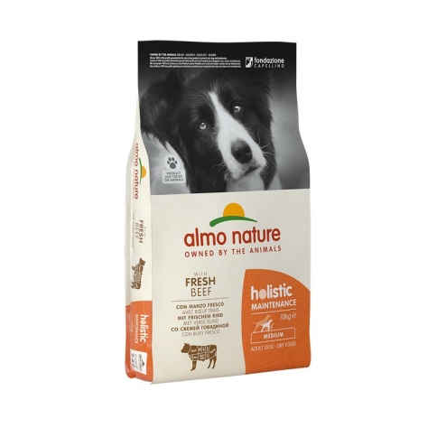 Almo Nature Holistic Adult Dog Medium Beef & Rice 12 кг фото 2