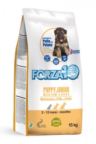 Forza10 Maintenance из рыбы для щенков средних /крупных пород (с 2,5 мес ), также для сук в период беременности и лактации из курицы с картофелем - 15 кг фото 1