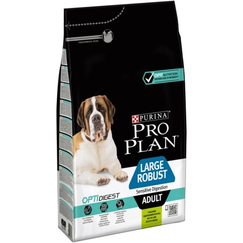 Purina Pro Plan сухой корм для собак крупных пород с мощным телосложением с чувствительным пищеварением с ягнёнком - 3 кг фото 2