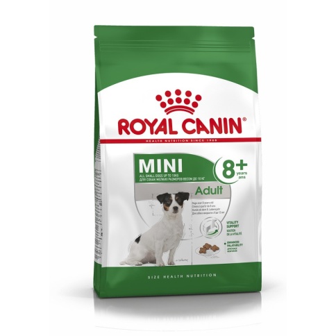 Royal Canin Mini Adult 8+ сухой корм для взрослых собак мелких пород старше 8 лет - 4 кг фото 2