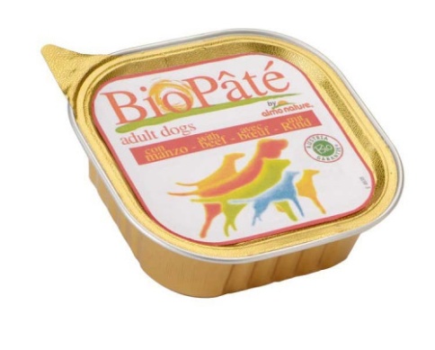 Almo Nature Daily Menu Adult Dog Bio Pate Beef паштет для взрослых собак с говядиной - 100 г фото 1