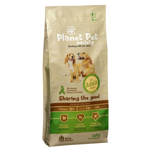 Planet Pet Chicken & Rice For Adult Dogs сухой корм для взрослых собак с курицей и рисом 15 кг фото 1