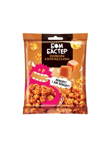 Попкорн Бомбастер со вкусом карамели 50г фото 1