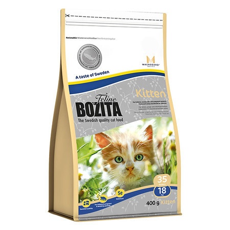 Bozita Feline Kitten сухой корм для котят, беременных и кормящих кошек с курицей - 400 г фото 1