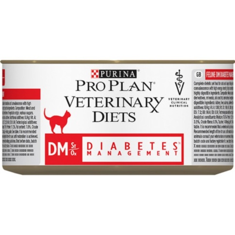 Влажный корм Purina Pro Plan Veterinary diets DM Diabetes Management для взрослых кошек при диабете - 195 г фото 2