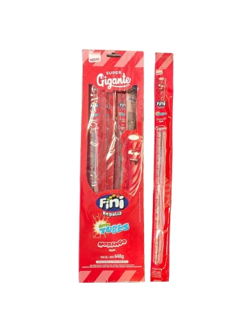 Мармелад "Fini" (TUBES кислая клубника) 27г фото 2