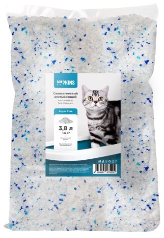 Наполнитель Napkins силикагелевый впитывающий, без отдушки, 3.8 л фото 2