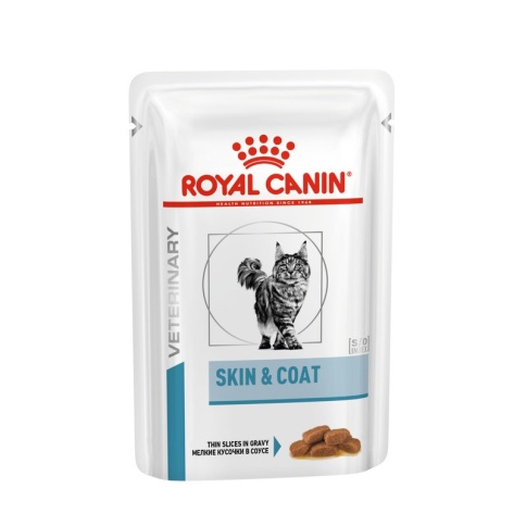 Royal Canin Skin & Coat влажный диетический корм для стерилизованных кошек с чувствительной кожей в паучах- 85 г фото 1