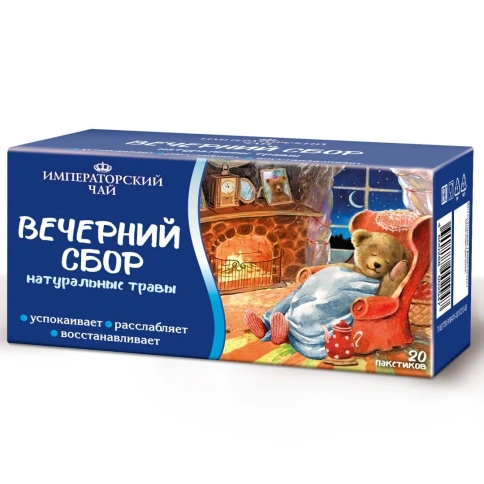 Напиток чайный "Вечерний сбор" 20 пак. фото 1