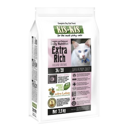 Kis-Kis Extra Rich сухой корм для взрослых кошек с чувствительным пищеварением - 500 г фото 1