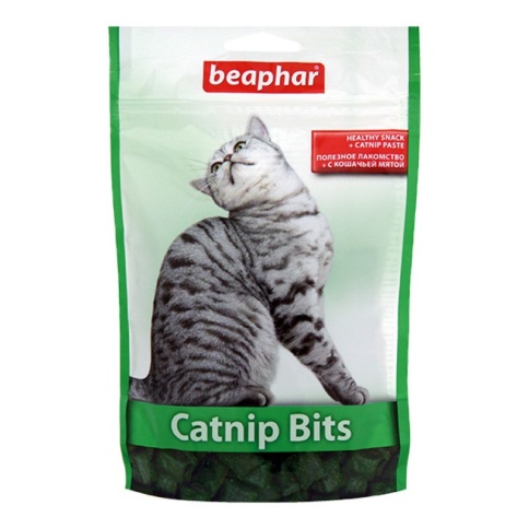 Beaphar Catnip-Bits Подушечки для кошек с кошачьей мятой 150г*150 шт фото 2