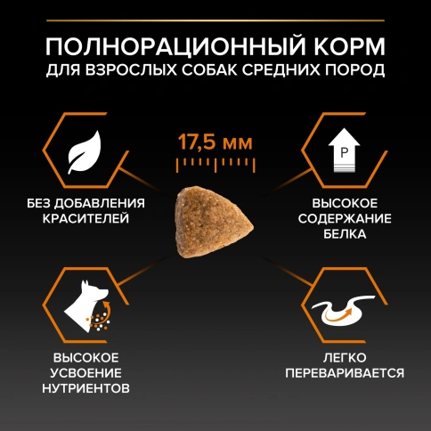 Сухой корм Purina Pro Plan Small & Mini для взрослых собак средних и мелких пород, курица и рис, 3 кг фото 3