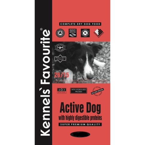 Kennels` Favourite Active Dog корм для взрослых собак со средним уровнем активности с птицей и рисом - 20 кг фото 2