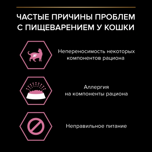 Влажный корм Purina Pro Plan Delicate для взрослых кошек с чувствительным пищеварением, с индейкой в соусе, 85 г фото 3