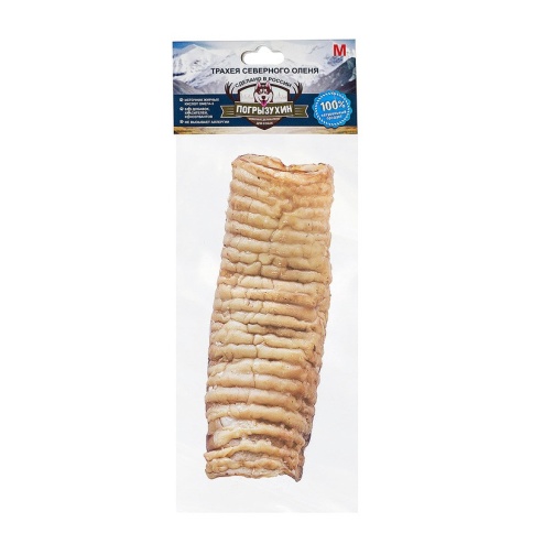 Лакомство Погрызухин для собак трахея северного оленя M фото 2