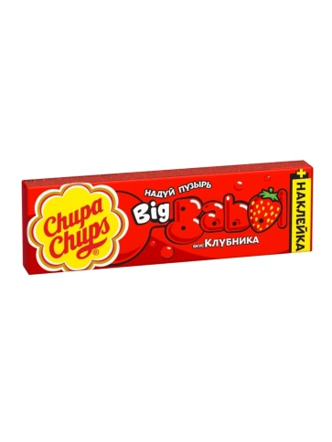 Жеват. резинка "Биг Бабол" со вкусом клубники 20г фото 1