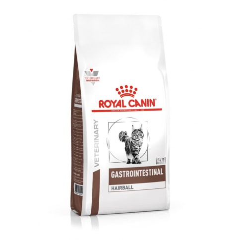 Royal Canin Gastrointestinal Hairball сухой диетическийкорм для взрослых кошек при нарушениях пищеварения, вызванного наличием волосяных комочков - 2 кг фото 1