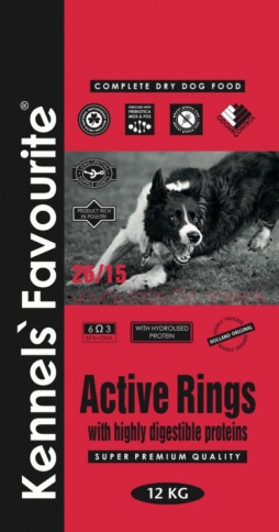Kennels` Favourite Active Rings корм для взрослых собак со средним уровнем активности 4 кг фото 1