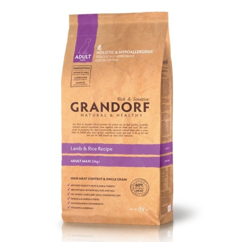 Grandorf Adult Maxi Lamb Rice 12 кг фото 1