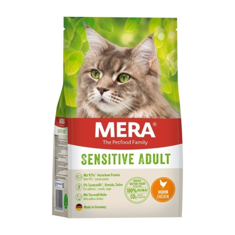 Mera Cats Sensitive Chicken сухой корм для кошек с чувствительным пищеварением с курицей - 2 кг фото 1