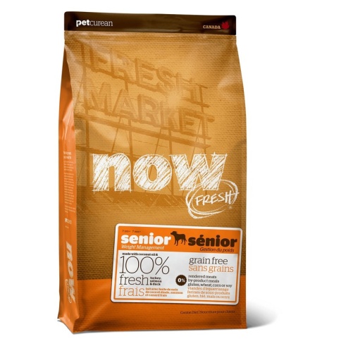 NOW Fresh Grain Free сухой беззерновой корм для пожилых собак и собак, склонных к избыточному весу, с индейкой, уткой и овощами - 2,72 кг фото 2