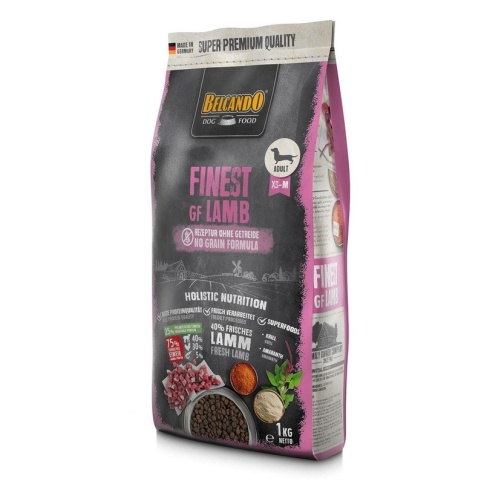 Belcando Finest Grain Free сухой беззерновой корм для привередливых собак с ягненком - 1 кг фото 1