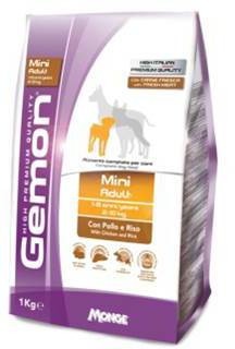 GEMON DOG MINI корм для взрослых собак мелких пород с курицей и рисом 3 кг фото 1