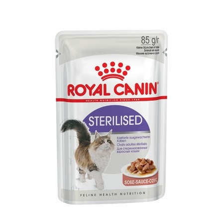 Royal Canin Sterilised паучи для стерилизованных кошек кусочки в соусе - 85 г фото 1