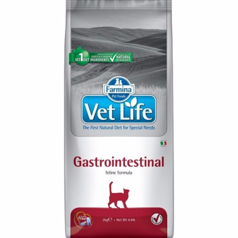 Farmina Vet Life Natural Diet Cat Gastro-Intestinal - 2 кг фото 2