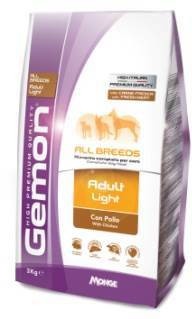 GEMON DOG LIGHT низкокаллорийный корм для взрослых собак всех пород 3 кг фото 1