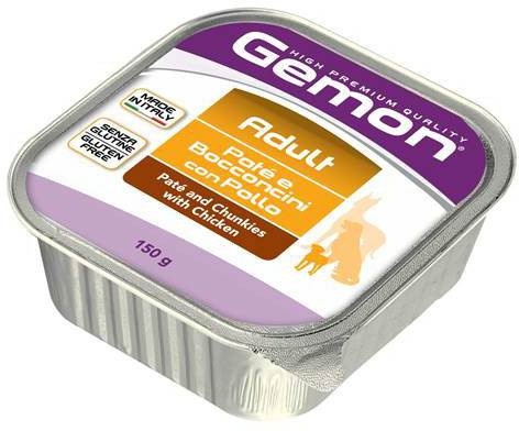 Gemon dog для собак паштет с кусочками индейки 150 г фото 1