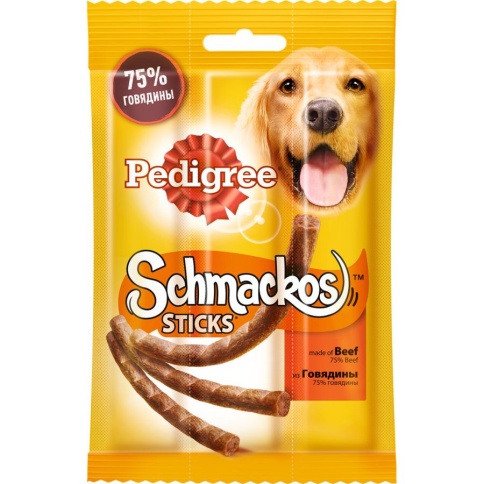 Pedigree Schmakos лакомство для собак с говядиной - 33 г фото 1