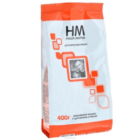 Наша Марка корм для кошек с цыпленком и рисом 15 кг фото 2