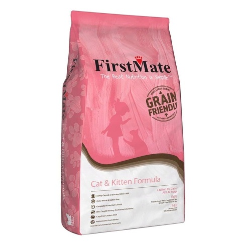 FirstMate Cat & Kitten сухой низкозерновой корм для котят и взрослых кошек 6 кг фото 1