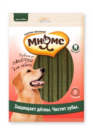 Мнямс лакомство для собак Зубные палочки размер S, 12 см - 24 г х 7 шт фото 1