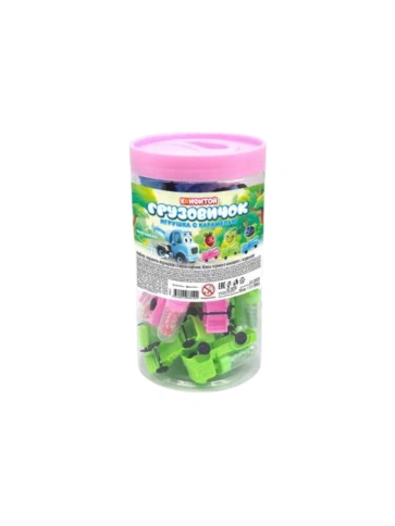 Набор (ГРУЗОВИЧОК): карамель леденцовая со вкусом клубники, яблока, черники в комплекте с игрушкой 3г фото 2