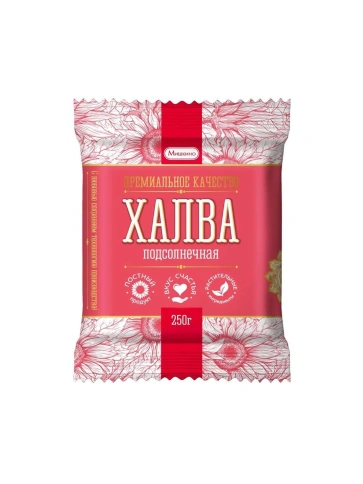 Халва подсолнечная Мини (Мишкино счастье) 250 г фото 1
